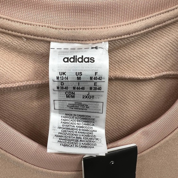 Adidas x Zoe Saldana Women's T-shirt Dress Ash Pearl Size M - Picture 4 of 6